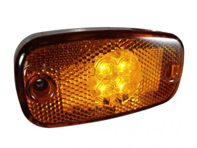 Perei M11 Series Amber Side Marker Light With A 24v Superseal Connection Slide Image