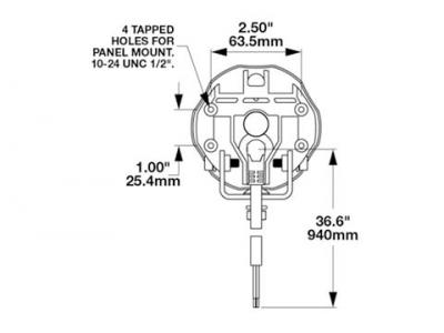 JWS TRAIL 6 OFF ROAD SPORTS LAMP Technical Image