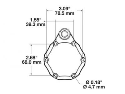 Trail 6 Bezel With Side Mount Camera Technical Image