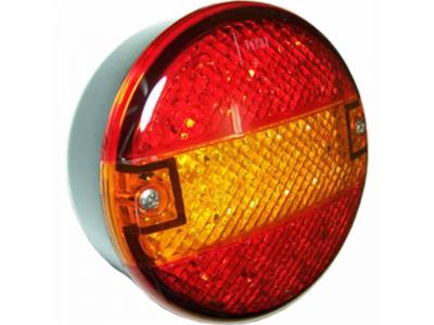 Perei 800 Series Red/amber Rear Combination Lamp With A 24v Spade Terminal Connection Slide Image