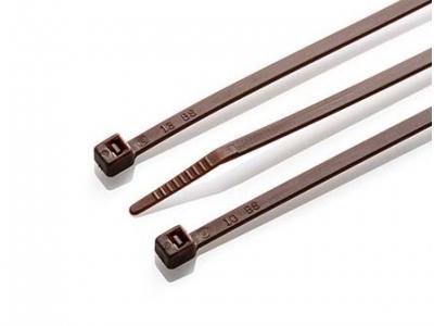 200 X 4.8mm Brown Cable Ties Slide Image