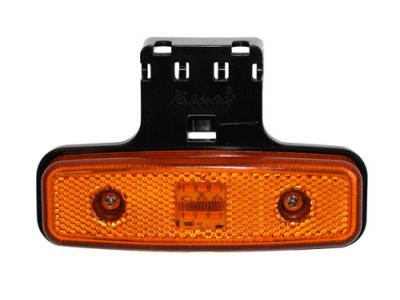 Truck-lite Model M876 24v Di Cat 5 Amber Led Side Marker Light With Bracket And 3 Way Superseal Slide Image