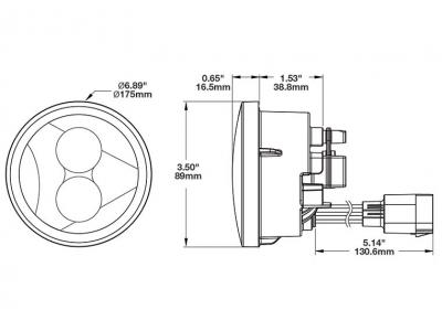 JWS 239 J2 JEEP CLEAR INDICATORS Technical Image