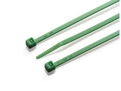 100 X 2.5mm Green Cable Ties Slide Image