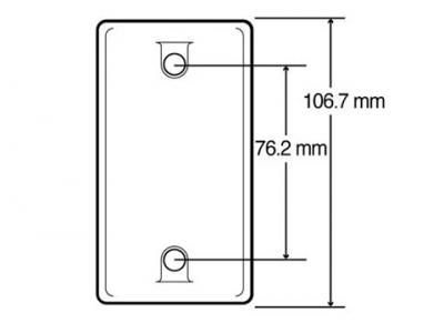 Truck-lite Series 13 24v Amber Marker Light Kit Technical Image