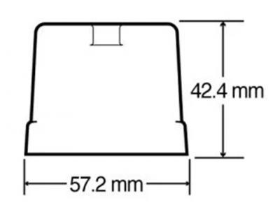 Truck-lite Series 13 24v Amber Marker Light Kit Technical Image