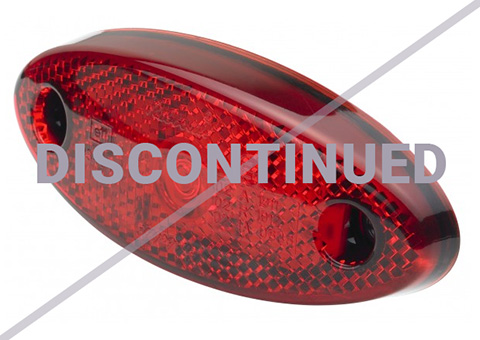 Truck-lite Model M893 12-24v Red Led Rear Marker Light With 0.5m Cable Main Image