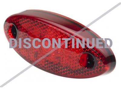 Truck-lite Model M893 12-24v Red Led Rear Marker Light With 0.5m Cable Slide Image