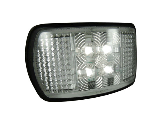 Perei M60 Series Clear Front Marker Light With A 9-33v Flylead Connection Main Image