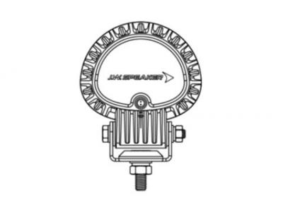 Jws Red Led Forklift Arc Lamp Technical Image