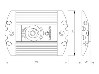 Labcraft Master PIR Sensor/Switch Technical Image