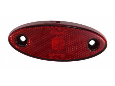 Truck-lite Model M881 12-24v Red Led Rear Marker Light 0.5m Cable Slide Image