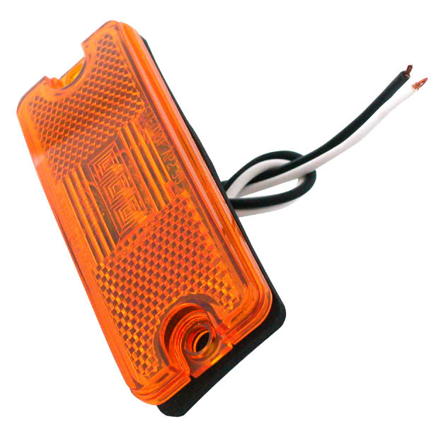 Truck Lite Model Tl/18 10-30v Amber Led Side Marker Kit Main Image