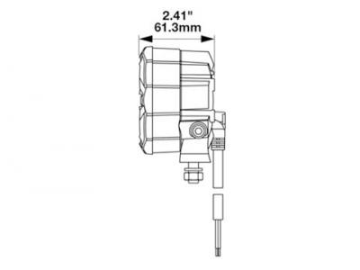 Jws 12v Led Off Road Sports Lamp Kit Technical Image