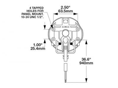 Jws 12v Led Off Road Sports Lamp Kit Technical Image