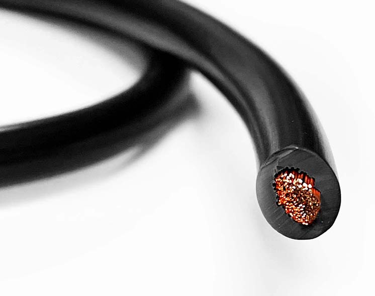 25mm² Black Flexible Welding Cable - 170 Amp Main Image