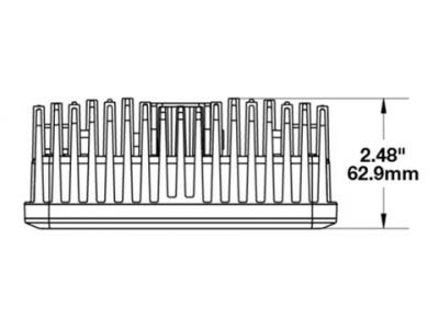 Jws Model 793 Red Led Safety Lamp Technical Image