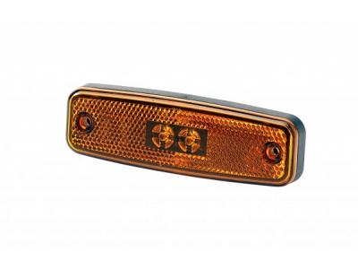 Truck-lite Model 890 Led Amber Side Marker Light With Bracket Slide Image
