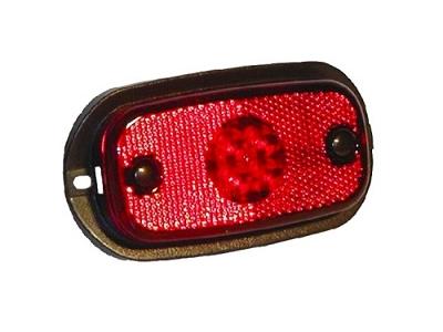Perei M20 Series Red Rear Marker Light With A 24v Flylead Connection Slide Image