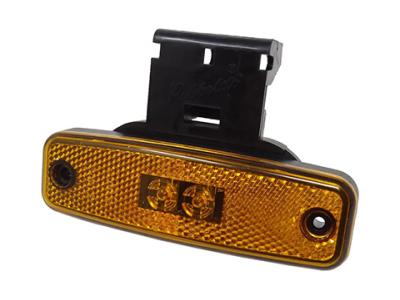 Truck-lite Model 890 Led Amber Side Marker Light With Bracket Slide Image