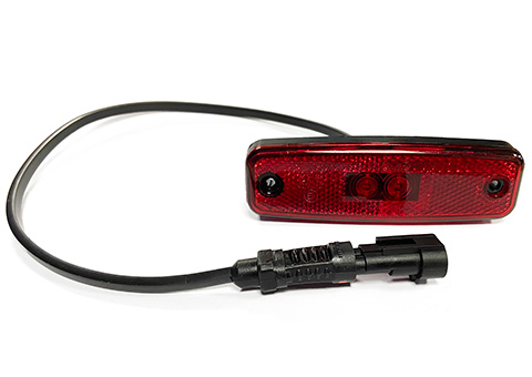 Truck-lite Model 891 Led Red Rear Marker Light With Superseal Connector Main Image