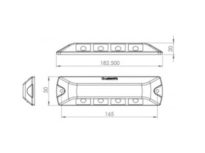 Labcraft Scenelight SI8 Exterior Light Technical Image