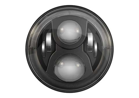 JWS 8700 EVO 2 PRO BLACK HIGH/LOW BEAM HEADLIGHT PAIR WITH DRL Main Image