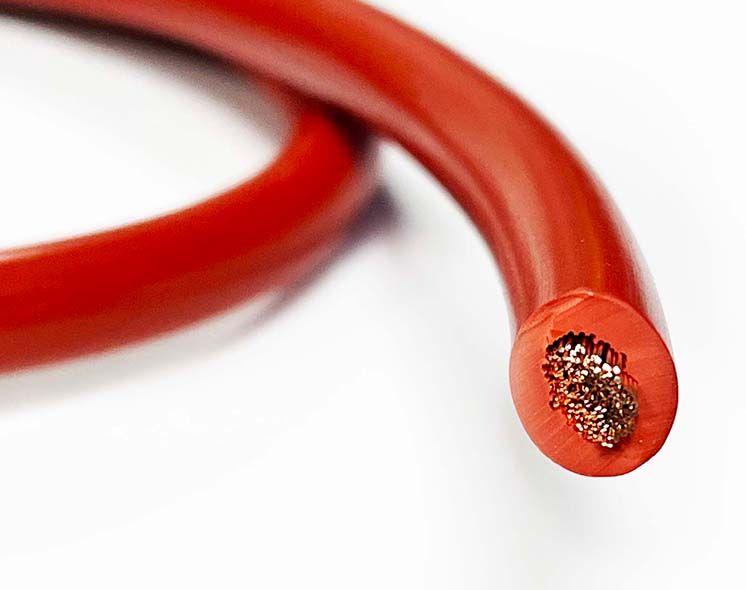 50mm² Red Flexible Welding Cable - 345 Amp Main Image