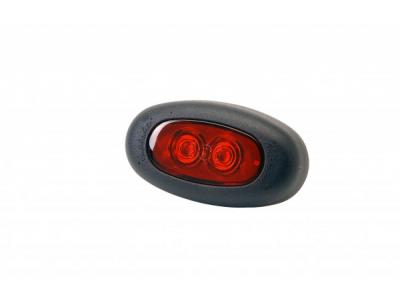Rubbolite M851 LED Red Rear Marker Lamp Light 5m Lead Lorry Trailer 12V/24V 