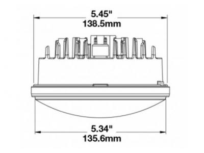 JWS MODEL 8631 4 IN 1 HEADLIGHT Technical Image