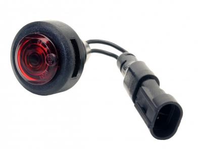 Truck-lite Model M856 12-24v Red Led Rear Marker Light With Flylead Slide Image