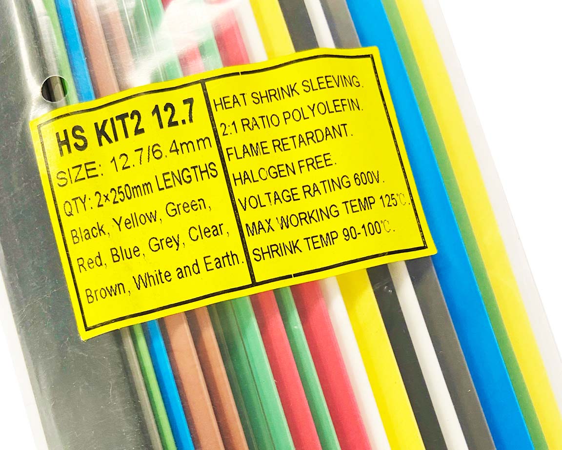 12.7/6.3 Heatshrink Kit Main Image