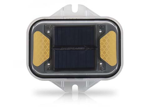 JWS Model 210 Amber Led Solar Warning Lamp Main Image