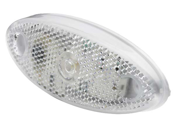 Truck-lite Model M893 12-24v Clear Led Front Marker Light With 0.5m Cable Main Image