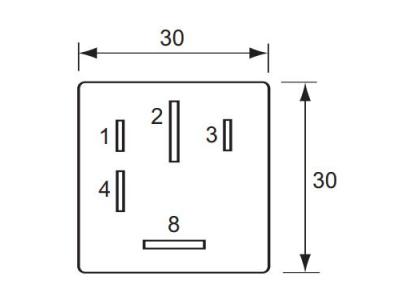 DURITE 70/20A SPLIT CHARGE RELAY Technical Image