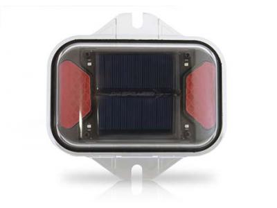 JWS Model 210 Red Led Solar Warning Lamp Slide Image