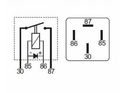 12V, 40A MINI MAKE/BREAK RELAY Slide Image