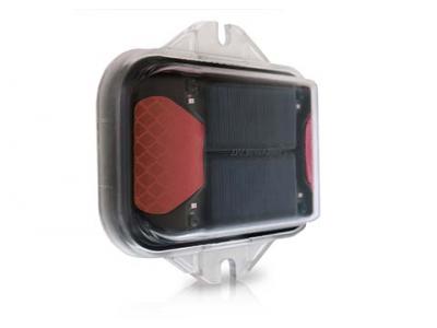 JWS Model 210 Red Led Solar Warning Lamp Slide Image