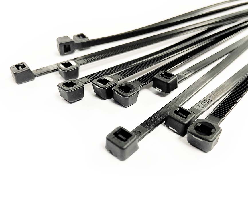 160 X 2.5mm Black Cable Ties Main Image