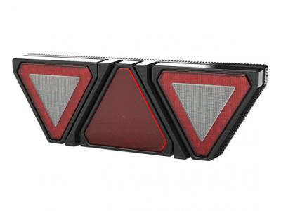 Perei 100 Series Red/clear Rear Stop/tail/indicator Lamp With A 24v Flylead Connection Slide Image