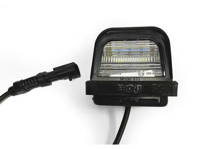 Rear LED Number Plate Lamp Slide Image