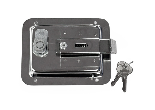 Recessed Cabinet Lock – Stainless Steel Finish