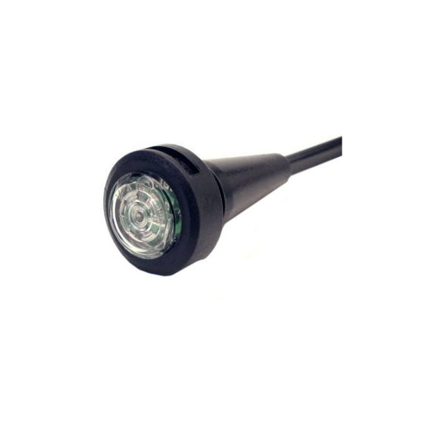Truck-lite Model M857 12-24v Clear Led Front Marker Light With Flylead
