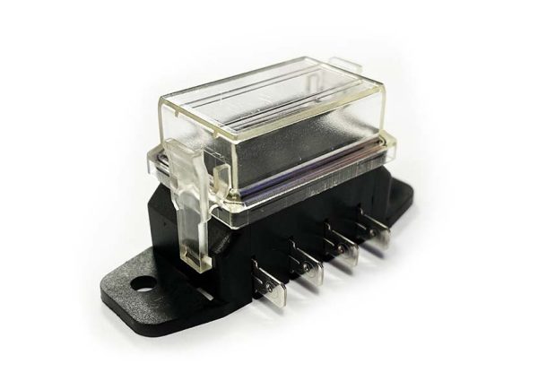 4 Way Side Entry Fuse Holder Standard Blade