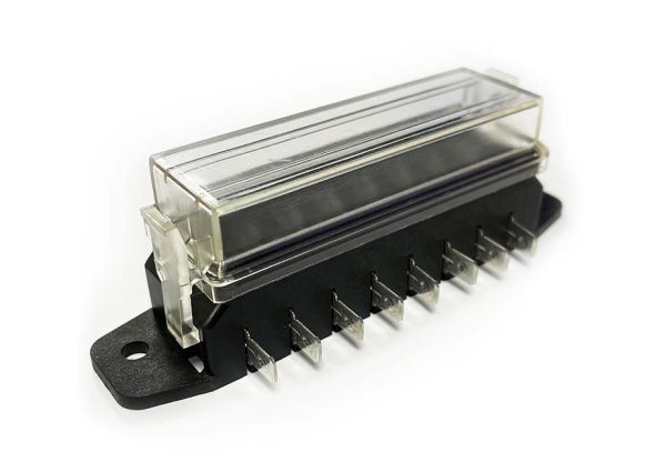 8 Way Side Entry Fuse Holder Standard Blade
