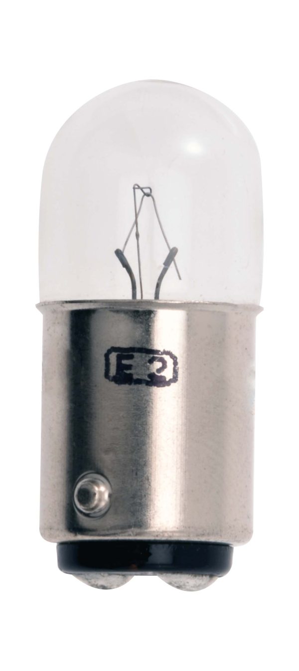 24v, 5w Heavy Duty Standard Bulb With A Ba15d Sbc Base