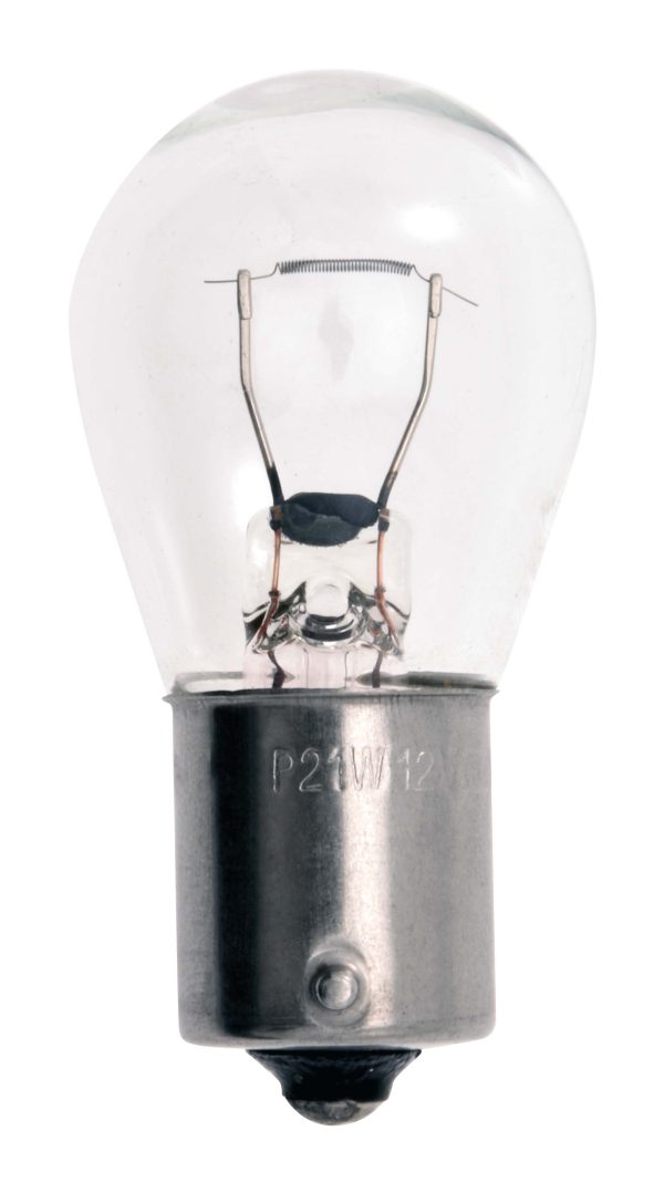 12v, 21w Clear Standard Bulb With A Ba15s Scc Base