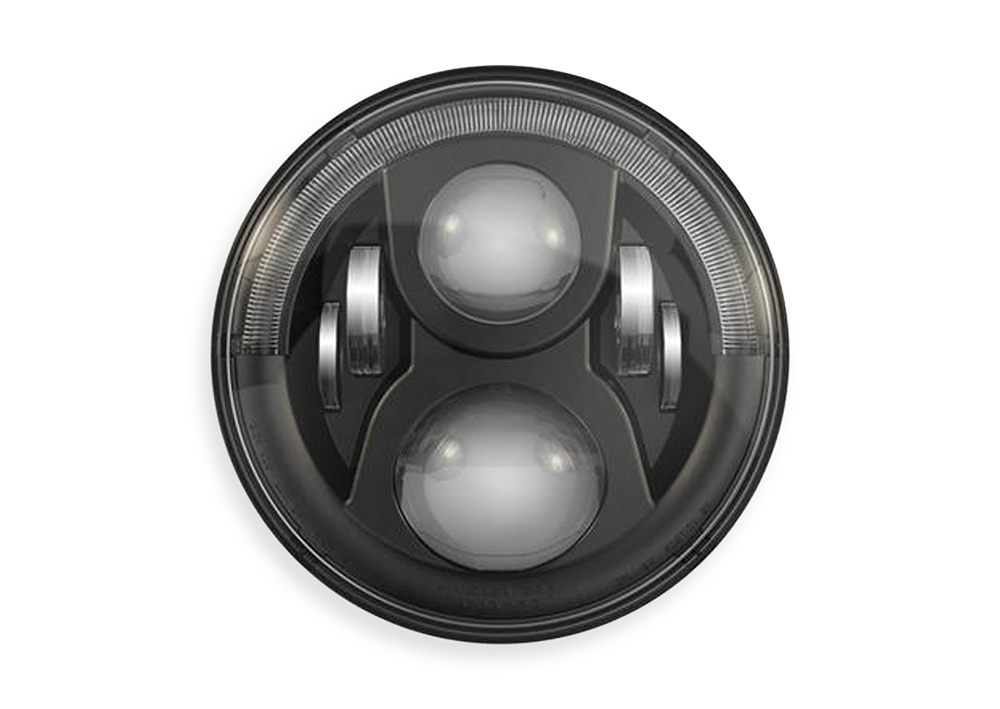 JWS 8700 EVO 2 PRO HIGH/LOW BEAM HEADLIGHT WITH BLACK BEZEL