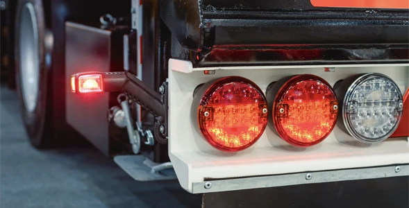 Truck rear lights
